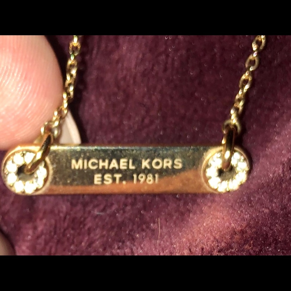 Gorgeous MK authentic gold necklace